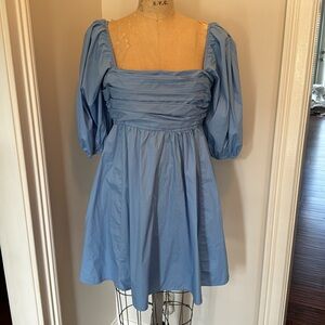 Abercrombie poplin mini dress